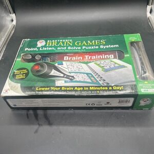 Electronic Brain Games Audio-Based Interactive Puzzle System Set New